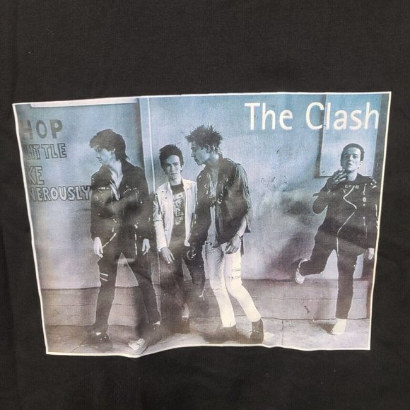 Vintage The Clash Tshirt, Black, Size Medium - Picture 1 of 6